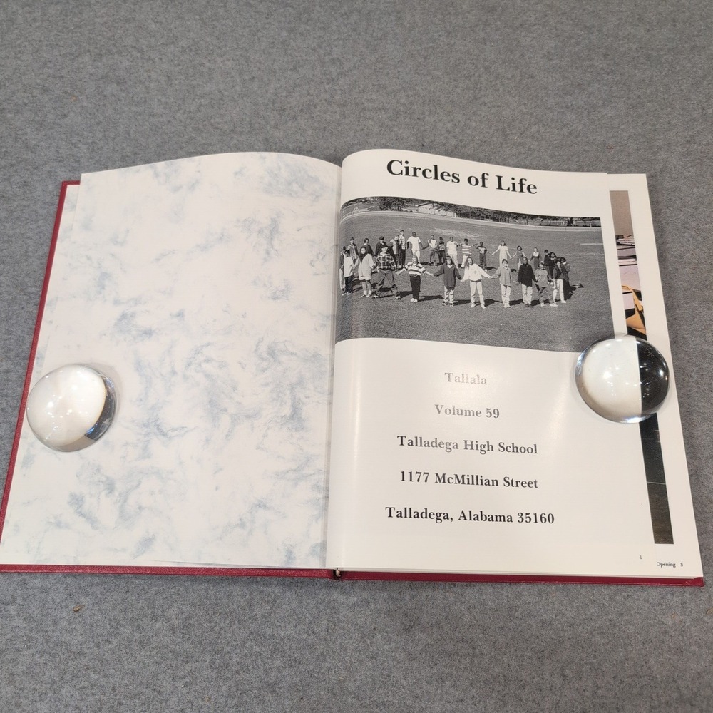 1996 Talladega High School Yearbook Circles of Life Vol 59 Alabama Tallala 96 - Picture 3 of 3